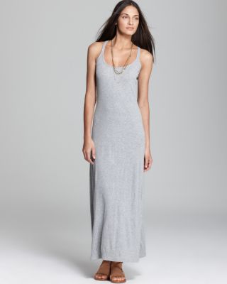 grey racerback maxi dress A Cut Above Racerback Maxi Dress