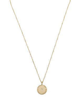 michael kors disc necklace