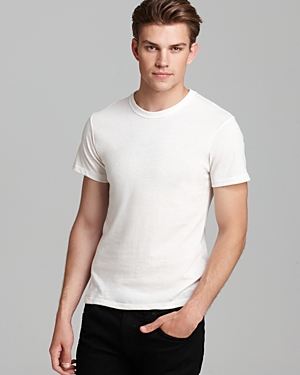 Alternative Basic Crewneck Tee In Eco Ivory