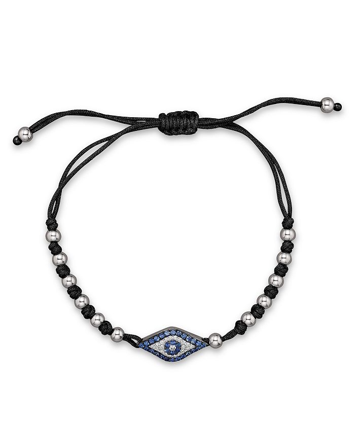 Bloomingdale's Diamond And Sapphire Beaded Evil Eye Bracelet - 100% Exclusive In Multi
