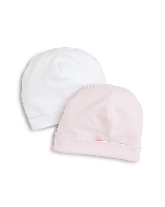 Kissy Kissy Girls' Hat, 2 Pack - Baby In White/pink