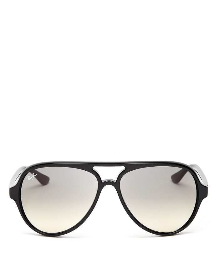 Ray Ban Cats 5000 Classic Sunglasses Black Frame Grey Lenses 59-13