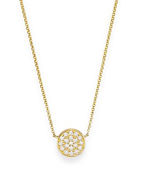 Bloomingdale's - Diamond Pavé Disk Pendant in 14K Yellow Gold, 0.25 ct. t.w. - 100% Exclusive