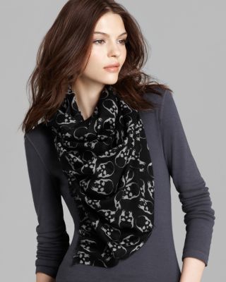 AQUA - Skulls & Studs Scarf - Exclusive