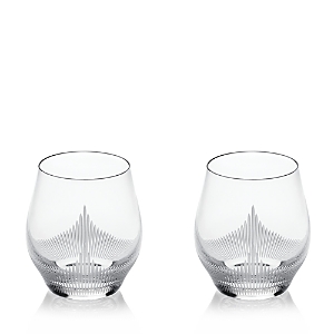 Lalique 100 Points Double Old-Fashioned Glass, Set of 2