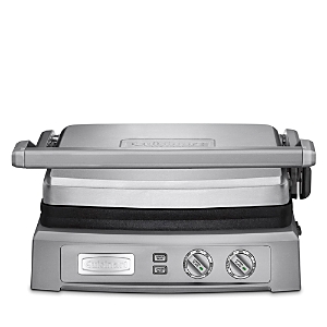 Cuisinart Griddler Deluxe In Silver And Black