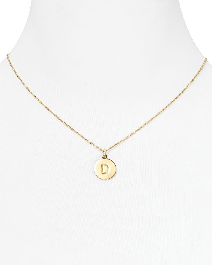 Shop Kate Spade New York One In A Million Initial Pendant Necklace, 16.5 In D/gold