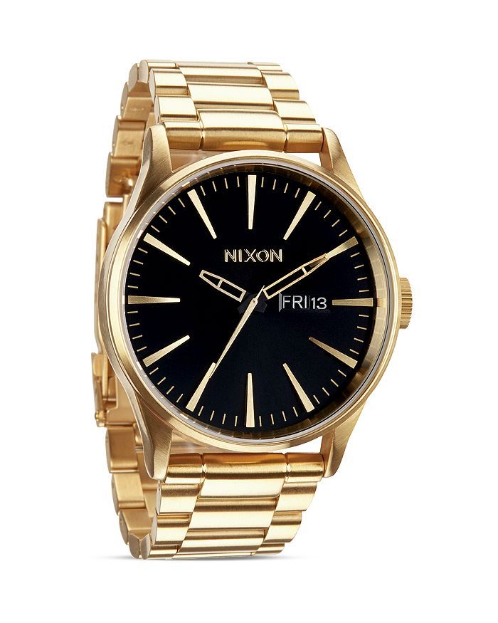 Shop Nixon The Sentry Ss Watch, 42mm In Black