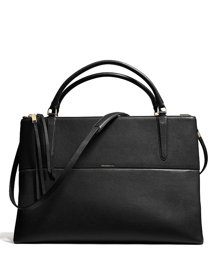COACH The Large Borough Bag in Pebbled Leather | Bloomingdale's