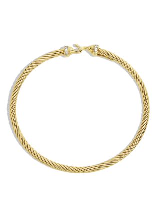 Cable Collectibles Buckle Bracelet in 18K Yellow Gold, 2.6mm