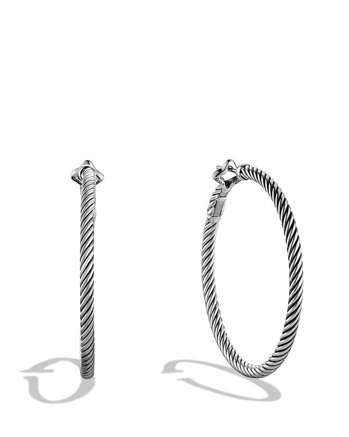 David Yurman Cable Classics Large Hoop Earrings Bloomingdale s
