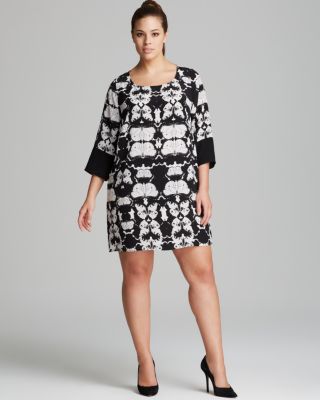 anna scholz plus - Silk Tunic Dress