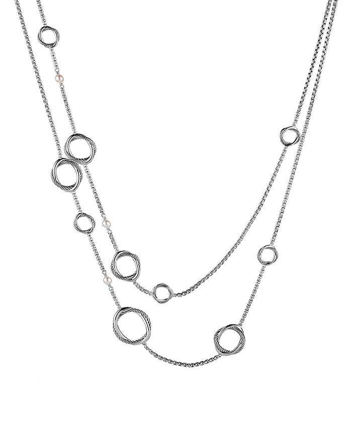 David Yurman Infinity Necklace with Pearls | Bloomingdale's