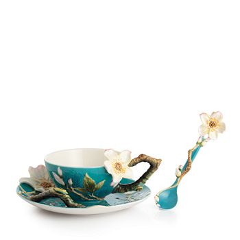 Franz Collection - Franz Collection Van Gogh Almond Flower Cup & Saucer with Spoon