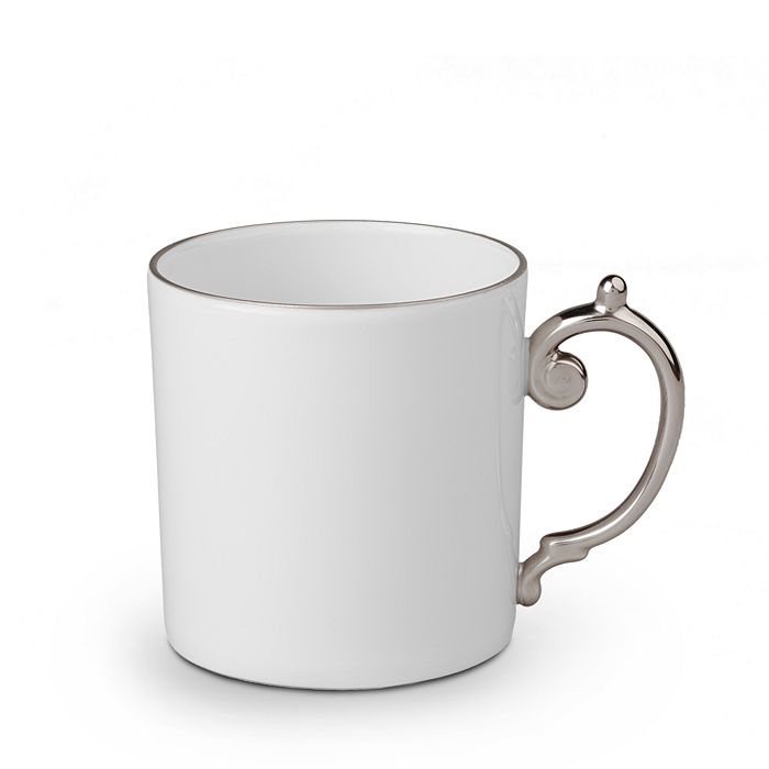 Shop L'objet Aegean Mug In White/platinum