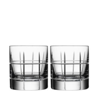 Orrefors Street Specialty Drinkware by Jan Johansson Whiskey Glass, Set of 2 | Bloomingdale's Home