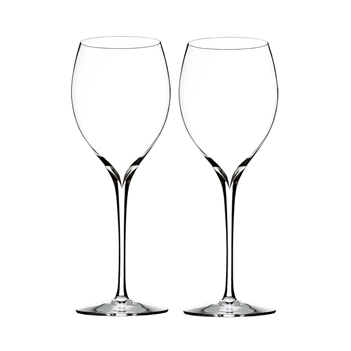 Waterford Elegance Chardonnay Glass, Pair In Clear