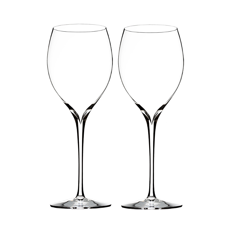 Waterford Elegance Chardonnay Glass, Pair In Clear