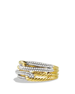 david yurman labyrinth ring with diamonds