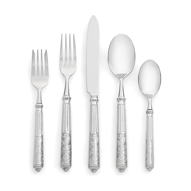 Ricci Argentieri Ricci Rialto 5-piece Place Setting In Silver