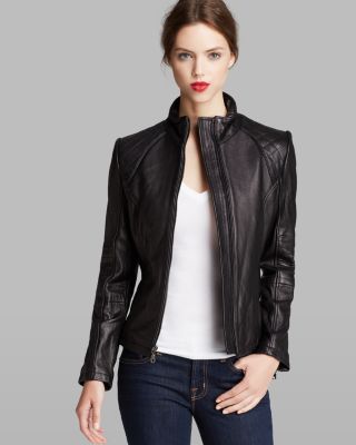 Jacket - Scuba Quilted Sleeve Leather