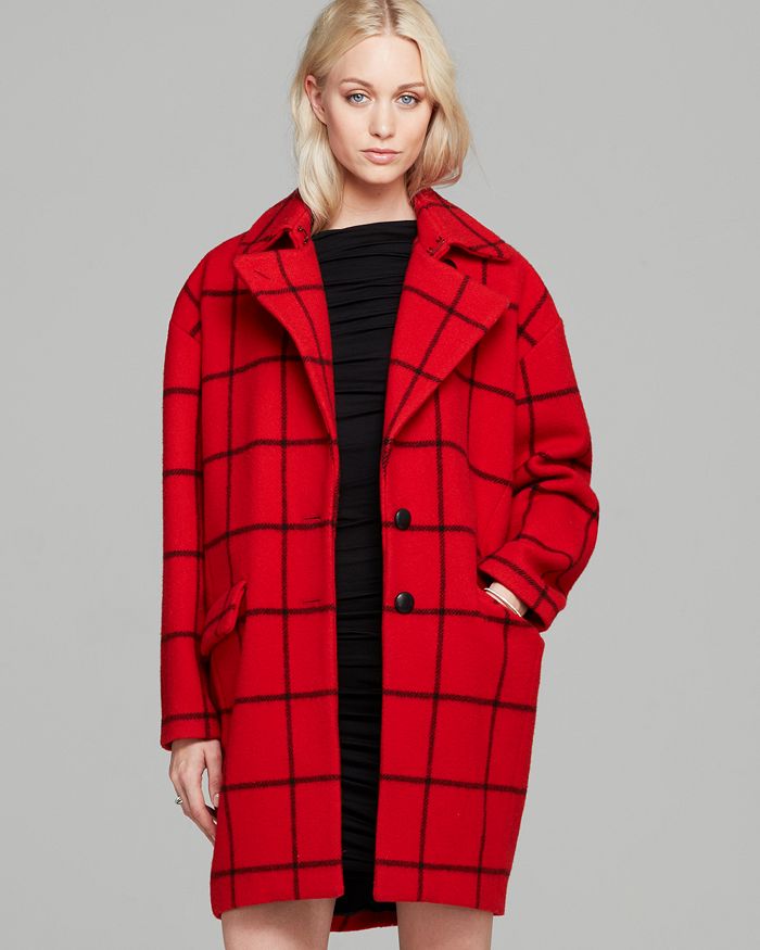 Uri minkoff best sale black wool peacoat
