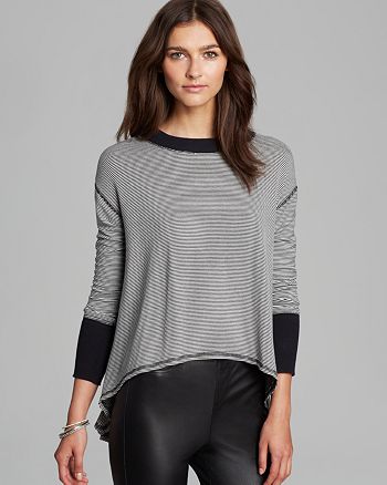 Dakota Collective Sweater - Peggy Stripe Elliptical Hem | Bloomingdale's