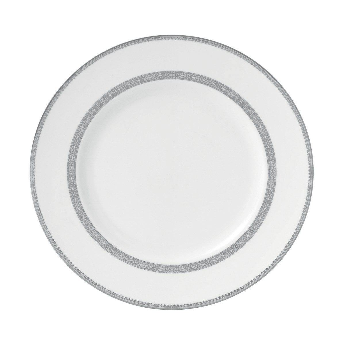 Wedgwood Vera Wang Wedgwood Vera Lace Dinner Plate in Platinum