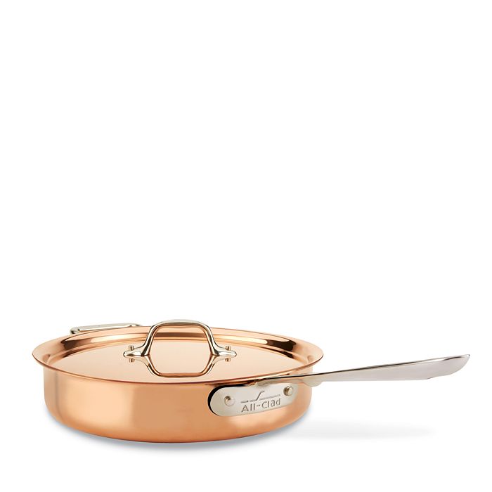 All Clad C2 Copper 3 quart Saute Pan with lid - Cookware & More