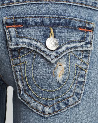 True Religion Jeans - Joey Original Low Rise Flare with Flap