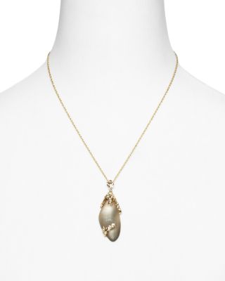 alexis bittar lucite pendant necklace