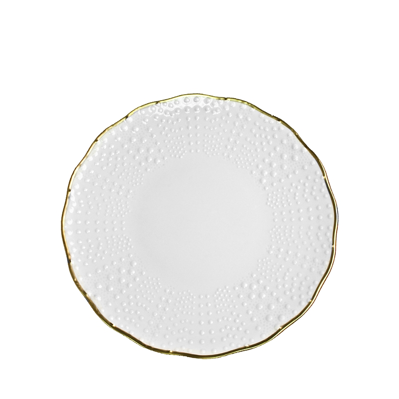 Medard De Noblat Corail Or Charger Plate In White