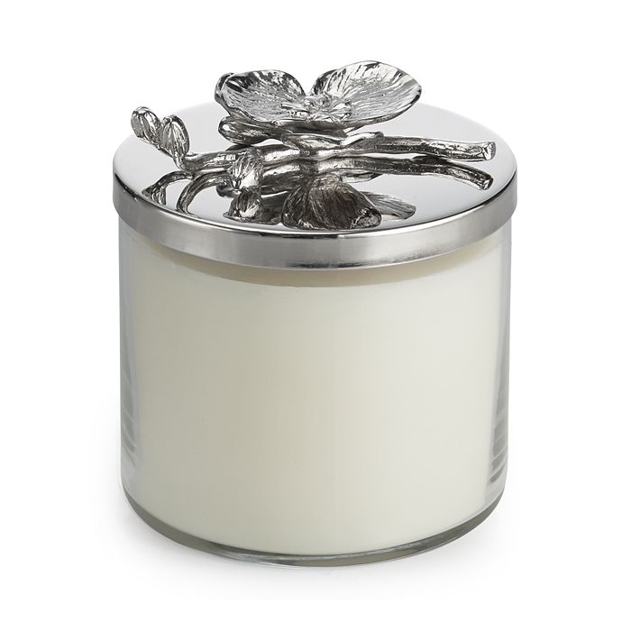 Shop Michael Aram White Orchid Candle In Silver