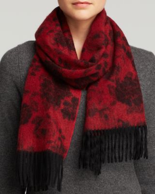 C by Bloomingdale s Cashmere C by Bloomingdale s Floral Cashmere Scarf Exclusive Bloomingdale s