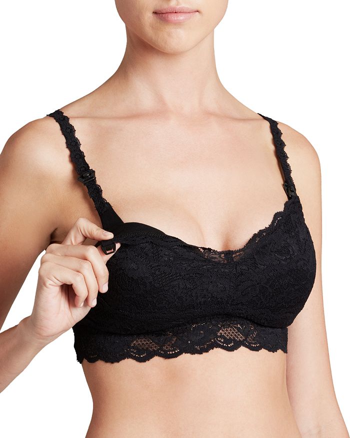 Gucci Plus Size Never Say Never Lace Sweetie Bralette Never1301p, Online  Only In Black