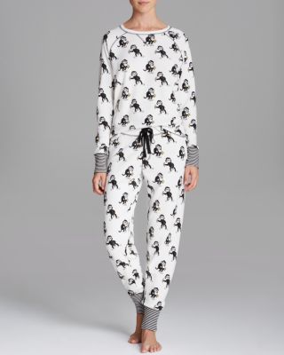 PJ Salvage - Monkey Business Ski Pajama Set