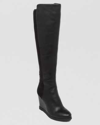 VINCE CAMUTO Tall Platform Wedge Boots - Kaelen | Bloomingdale's