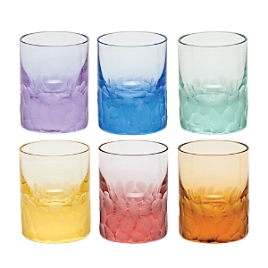 Shop Moser Pebbles Shot Glass, Set Of 6 In Multi Color