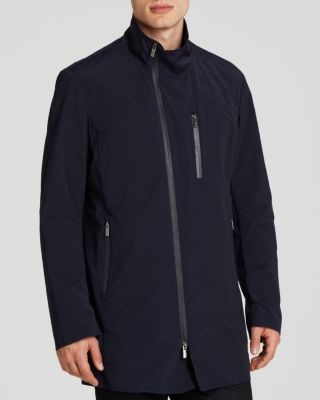 armani rain coat