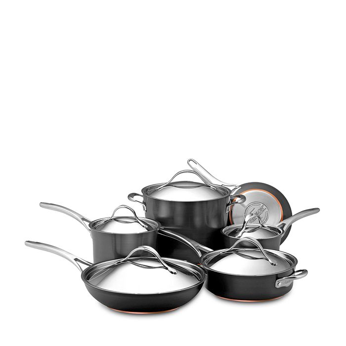  Anolon Professional Hard Anodised Cookware Set, Set of