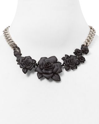 rose statement necklace