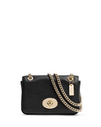 COACH Mini Chain Crossbody in Leather | Bloomingdale's