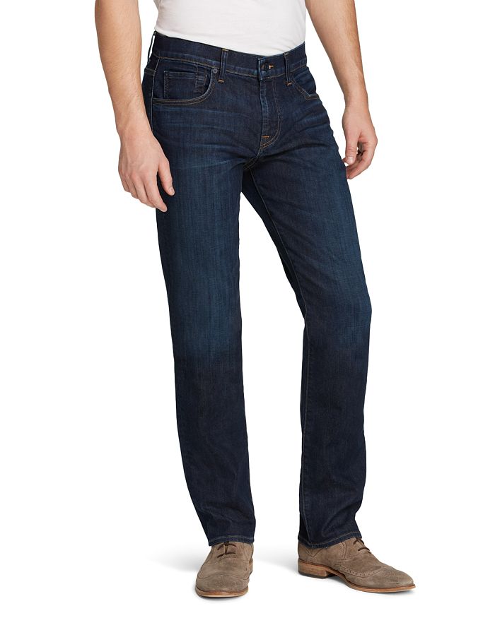 7 FOR ALL MANKIND LUXE PERFORMANCE SLIM STRAIGHT FIT JEANS IN NORTH PACIFIC,ATA121629A