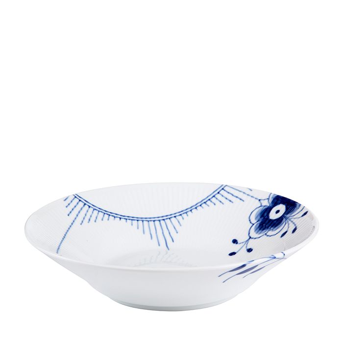 Shop Royal Copenhagen Blue Fluted Mega Pasta Bowl In Blue/white