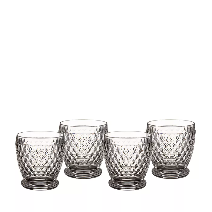 Boston Double Old-Fashioned Glass, Set of 4