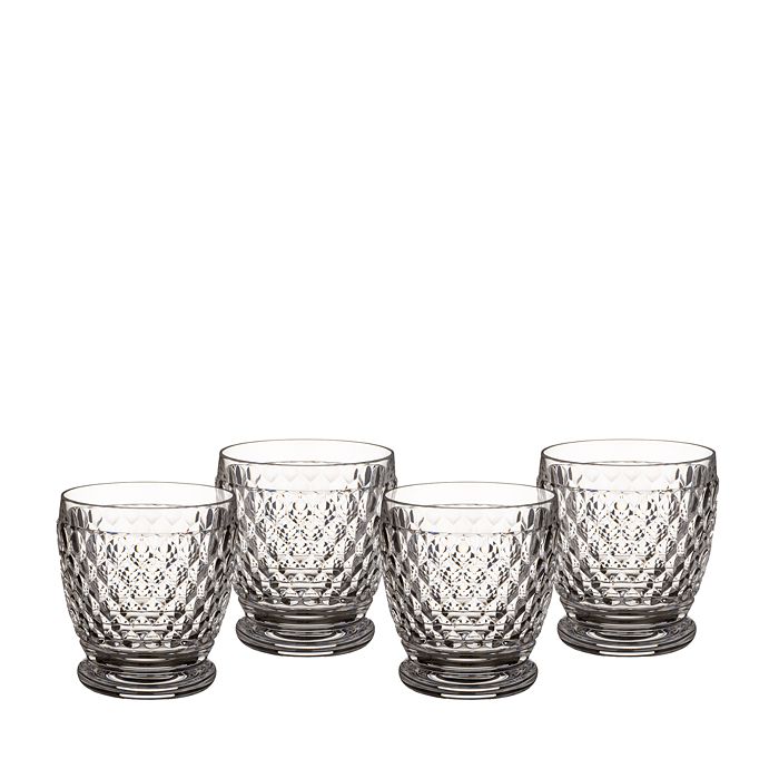 Shop Villeroy & Boch Boston Double Old-fashioned Glass, Set Of 4 In Clear