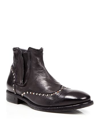 John Varvatos Collection Men's Fleetwood Wingtip Chelsea Boots ...