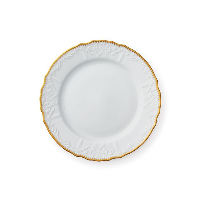 Shop Anna Weatherley Simply Anna Gold Salad Plate In White/gold