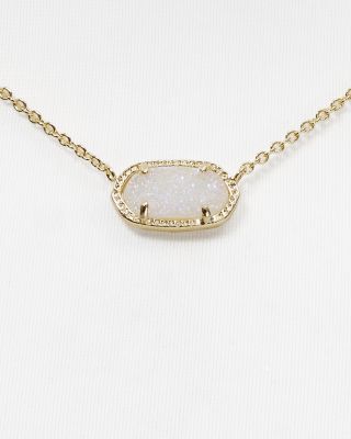 Kendra Scott Elisa Drusy Necklace, 15 In Gold/iridescent Drusy | ModeSens