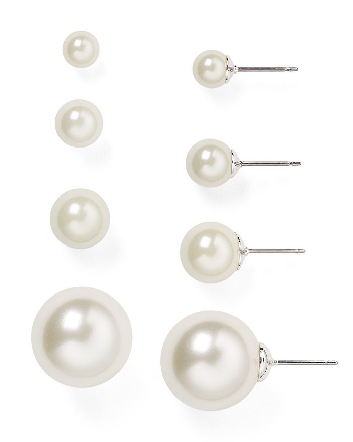 Ralph Lauren Imitation-Pearl Stud Earrings | Bloomingdale's